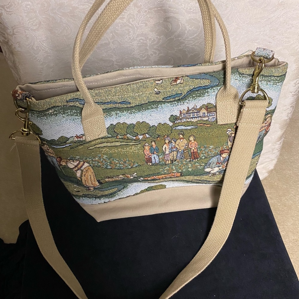 Holdings Golf-Themed Tapestry Tote